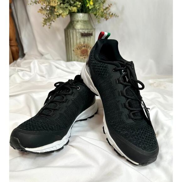 Emporio Armani Ea7 Crusher Distance Trainers Sneakers Mens Black 8 - Picture 2 of 16